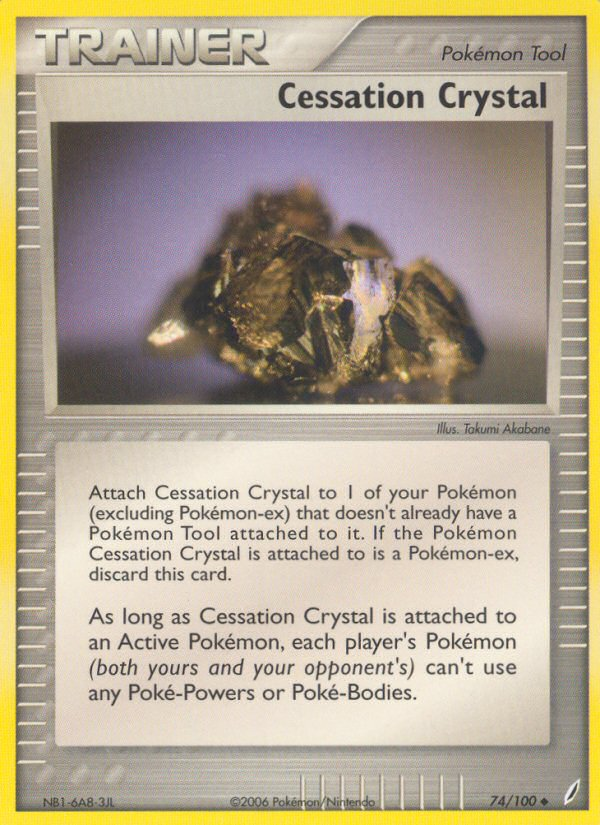 EX Crystal Guardians Cessation Crystal #74/100